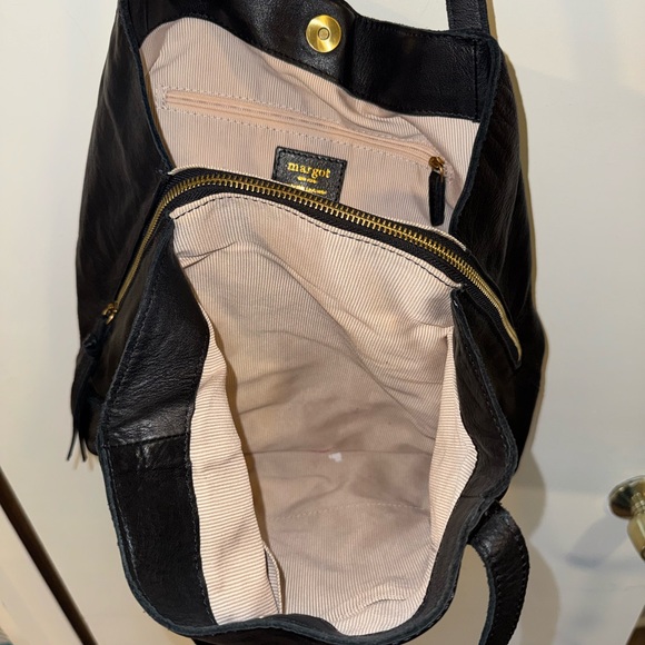 Margot Women’s Black Hand Bag Shoulder Bag Purse Tote - Picture 6 of 9